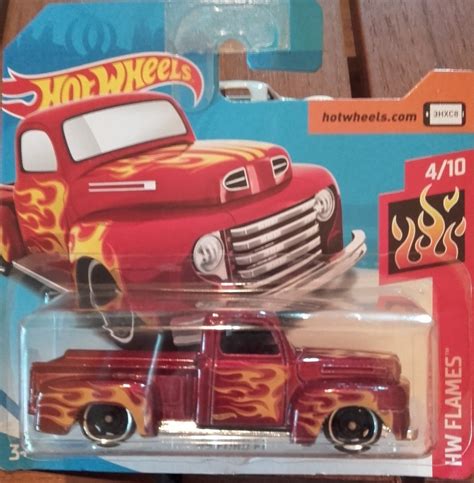 49 Ford F1 Hw Flames Voiture Fjw63 Hot Wheels Classiques