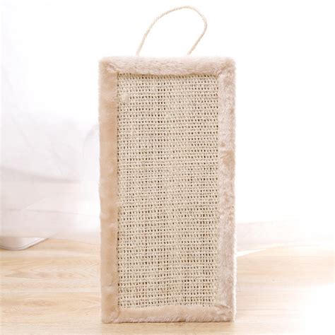 Plush Cat Scratcher Pad For Indoor Cats Sisal Cat Scratching Posts For