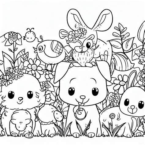 Desenhos De Bichinhos Do Jardim Para Colorir Pintar E Imprimir