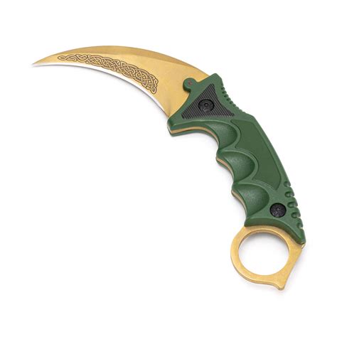 Premium Karambit Lore Green Real CS2 Custom Made IRL By LootKnife