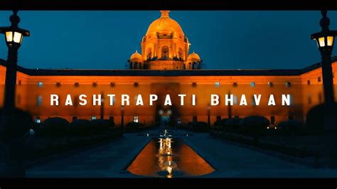 Evening At Rashtrapati Bhavan Presidents Estate Dynamic Lighting