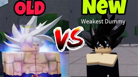 New Vs Old Weakest Dummy The Strongest Battlegrounds YouTube