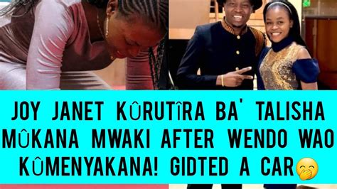 JOY JANET KÛRUTÎRA BA TALISHA MÛKANA MWAKI THUTHA WA WENDO WAO KUMBÛKA