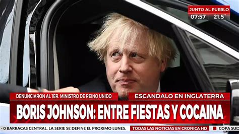 Escándalo En Inglaterra Boris Johnson Entre Fiestas Y Cocaína Youtube