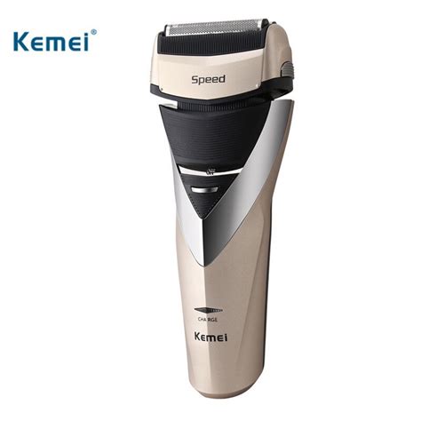 Kemei D Floating Head Rechargeable Razor Electric Shaver Triple Blades