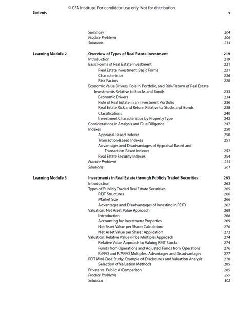 Pdf Cfa Level Volume Derivatives Alternative Investments