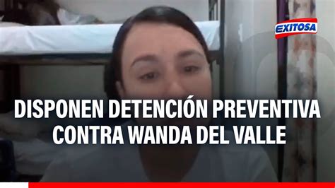 Wanda del Valle PJ dispone la detención preventiva a la expareja del