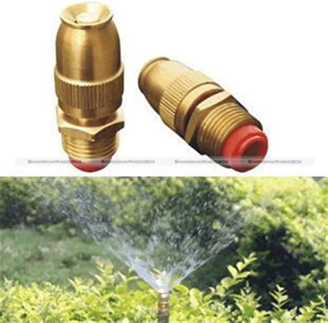 2Pcs 1 2 DN15 Adjustable Bullet Watering Lawn Garden Mist Sprinkler