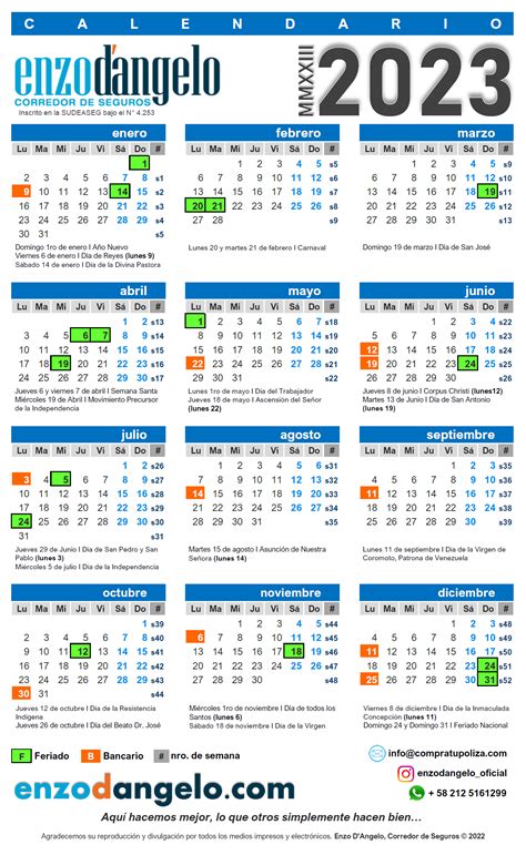 Calendario De Banca Y Seguros Versi N Digital Y Para Imprimir