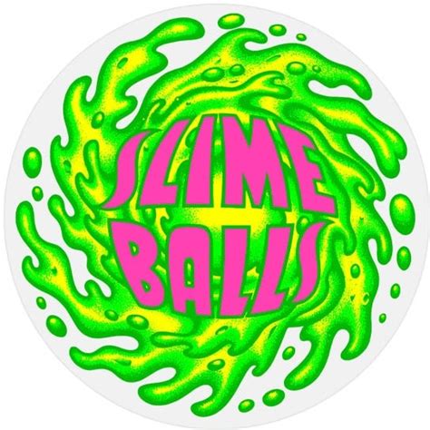 Slime Balls Logo 4 Sticker Tactics