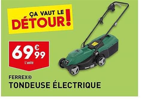 Promo Tondeuse Lectrique Ferrex Chez Aldi Icatalogue Fr