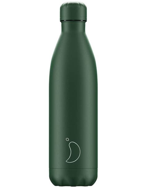 Botella isotérmica Inox 500 ml Chillys Verde Mate Total