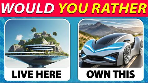 Would You Rather Futuristic Luxury Life Edition 💎 🏠 Youtube