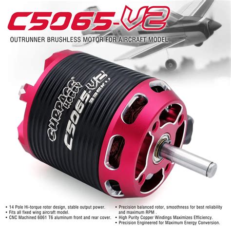 Motor Sin Escobillas SURPASS HOBBY 3 6S C5045 C5055 C5065 Para Avi N RC