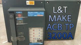 Acb Air Circuit Breaker Explanation Acb Name Plate Details Off