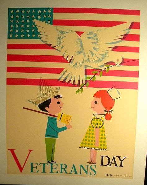 Vintage Veterans Day Poster Veterans Day Vintage Posters Veteran