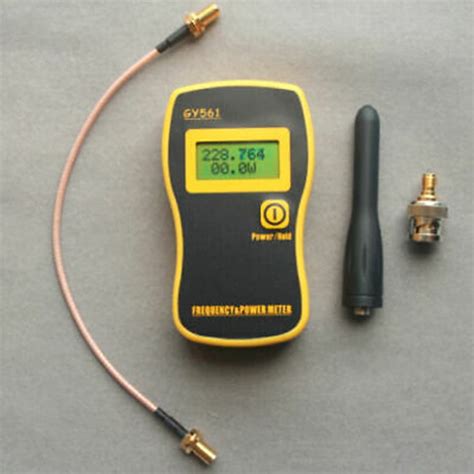 Gy Mini Handheld Frequency Counter Meter Power Measuring For Two Way