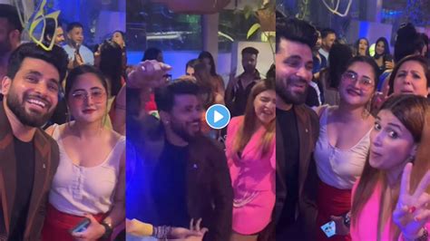 Shiv Thakare And Bigg Boss 16 Co Stars Dance At Rohit Verma Birthday