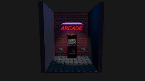 Arcade Room - Download Free 3D model by tempo_goi [11f25b1] - Sketchfab