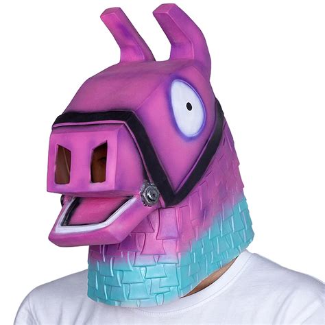 2018 Epic Games Fortnite Llama Latex Mask Full Head Halloween Mask