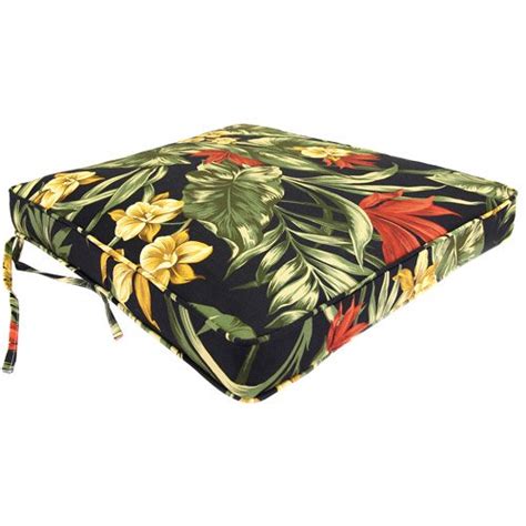 Jordan Manufacturing Outdoor Patio Floral Seat Pad