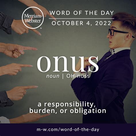 Onus Definition