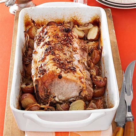 Roast Pork And Potatoes Recipe Taste Of Home