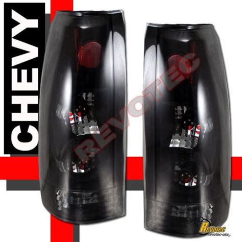 88 98 Chevy Gmc C K C10 1500 2500 Silverado Sierra G5 Dark Smoke Tail Lights Ebay