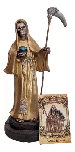 Santa Muerte Dorada Atrayente De Riqueza Y Dinero Oración Meses sin