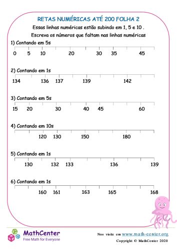 Segundo Ano Planilhas N Meros De Tr S D Gitos Math Center