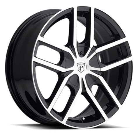 Pinnacle P78 Vane 18 X 75 Inch Rims Black Machine Pinnacle P78