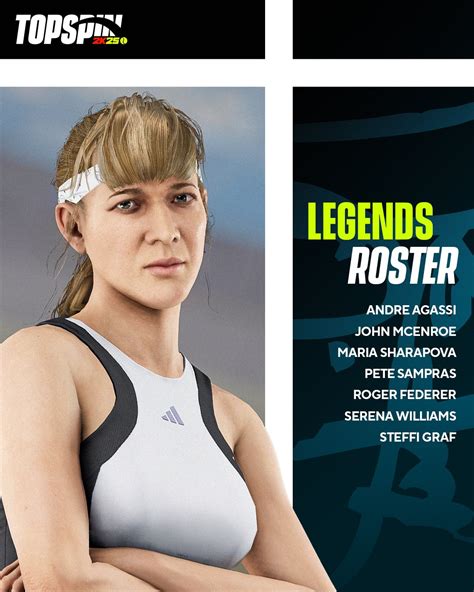 Topspin 2k25 Roster Revealed Bridging Past Present And Future Of Tennis Icons — Analog Stick