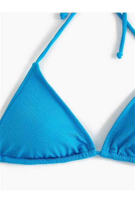 Koton Üçgen Bikini Üstü Dokulu Kaplı Fiyatı Yorumları Trendyol
