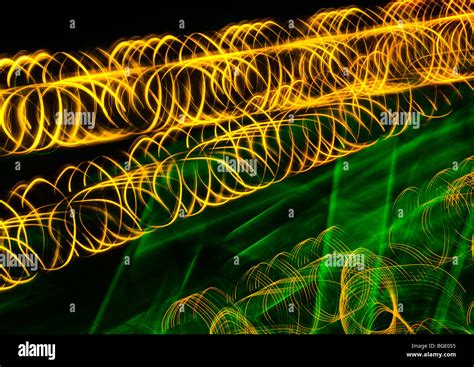 Abstract sculpture of lights Stock Photo - Alamy