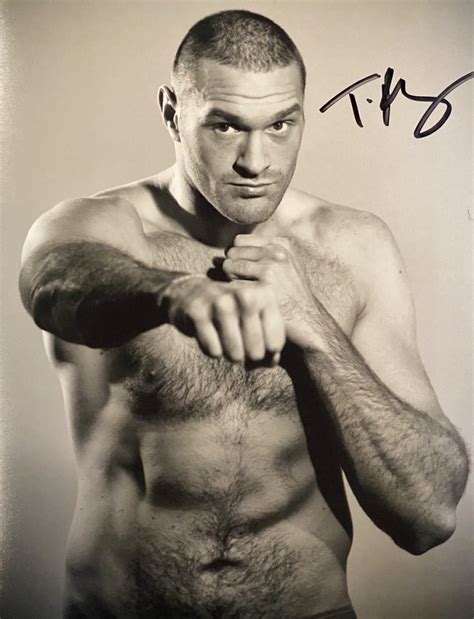 Signed 16x12 Photo Tyson Fury Official Merchandise