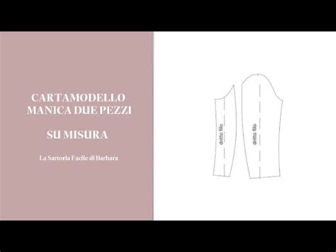 12 Cartamodello Manica Due Pezzi YouTube