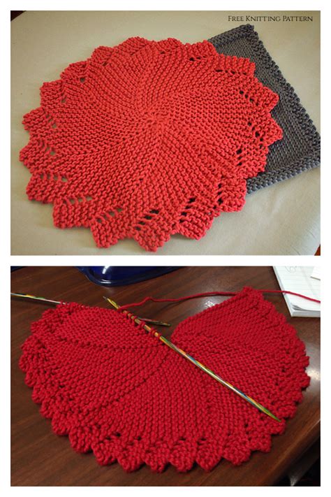 Round Dishcloth Free Knitting Patterns - Knitting Pattern