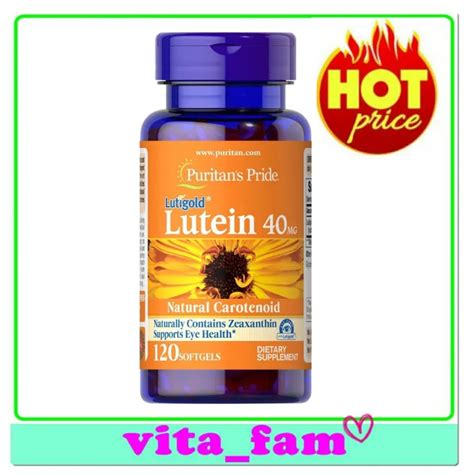 Lutein Mg With Zeaxanthin Softgels Puritan S Pride