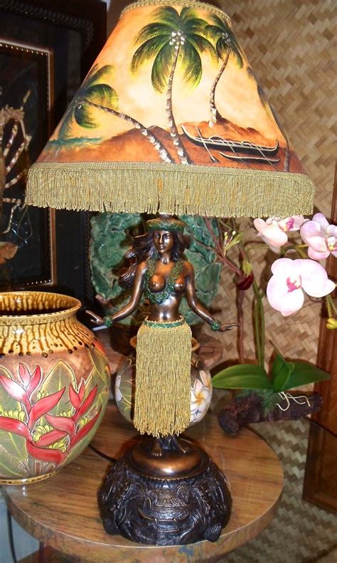 Tiki Decor Tiki Bar Decor Girls Lamp