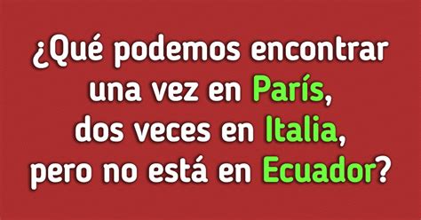 Desaf Os Que Ponen A Prueba Tu Destreza Mental Genial