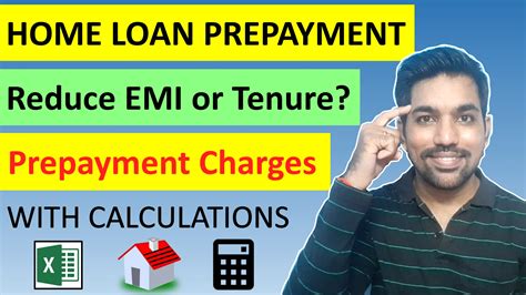 Home Loan Prepayment Calculator Reduce Emi Or Tenure Excel Fincalc Blog