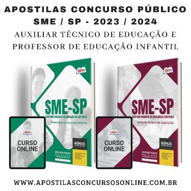 Apostilas Preparatórias Concurso Secretaria Municipal de Educação de