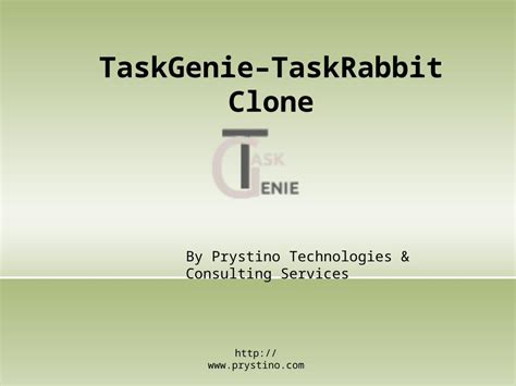 PPT TaskgenieTaskrabbit Clone DOKUMEN TIPS