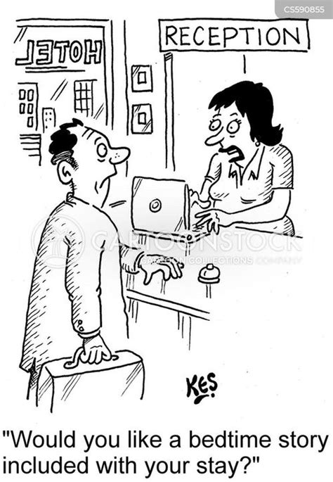 grappig hotel cartoon