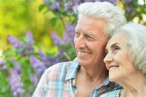 Premium Photo Portrait Of Beautiful Senior Couple Hugging