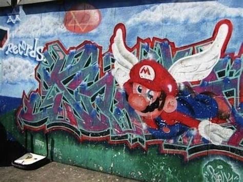 Amazing Super Mario Street Art 20 Pics