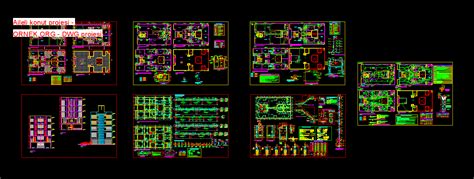 Proje Sitesi Aileli Konut Projesi Autocad Projesi