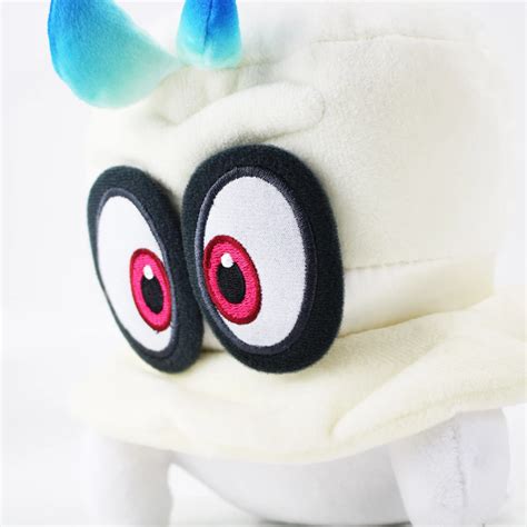 20cm Anime Cartoon Super Mario Bros Plush Toy Game Odyssey White Cappy