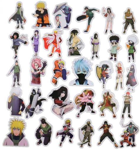 Naruto Character Stickers [100 pcs] - Live Like Anime