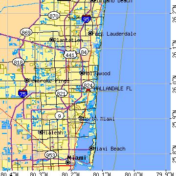 Hallandale, Florida (FL) ~ population data, races, housing & economy